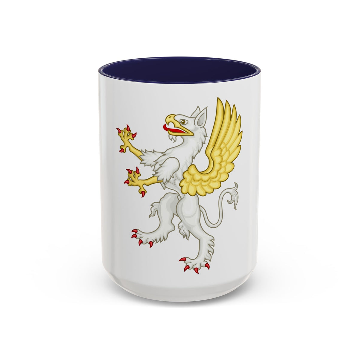 Gryphon Badge of Edward III - Accent Coffee Mug