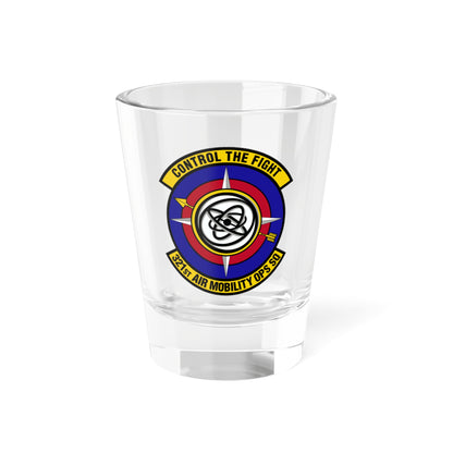 321 Air Mobility Operations Squadron (U.S. Air Force) Shot Glass 1.5oz