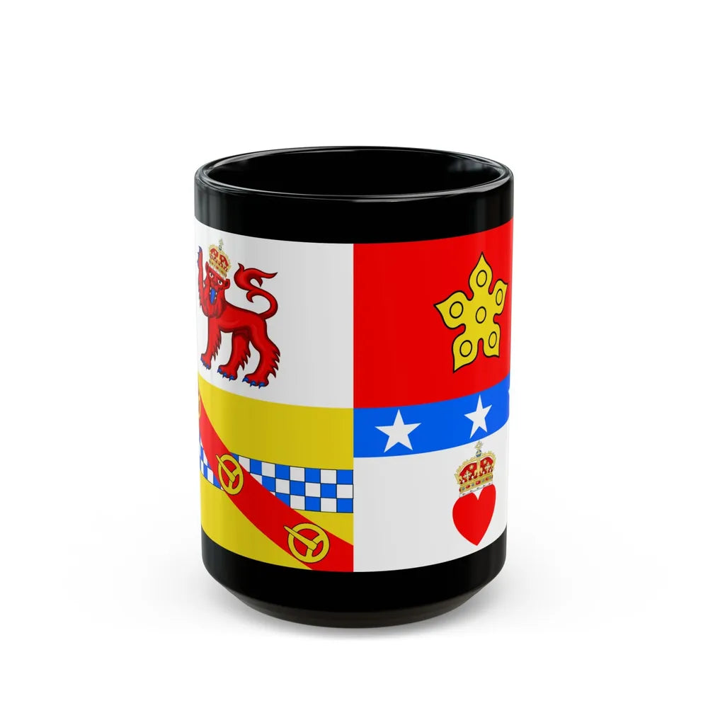 Flag of Angus UK - Black Coffee Mug-15oz-Go Mug Yourself