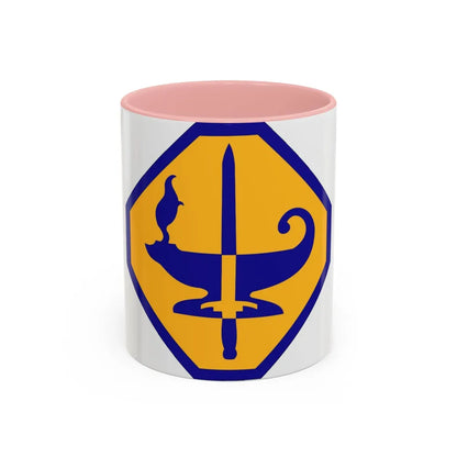 Specialized Training Division (U.S. Army) Accent Coffee Mug-11oz-Pink-Go Mug Yourself