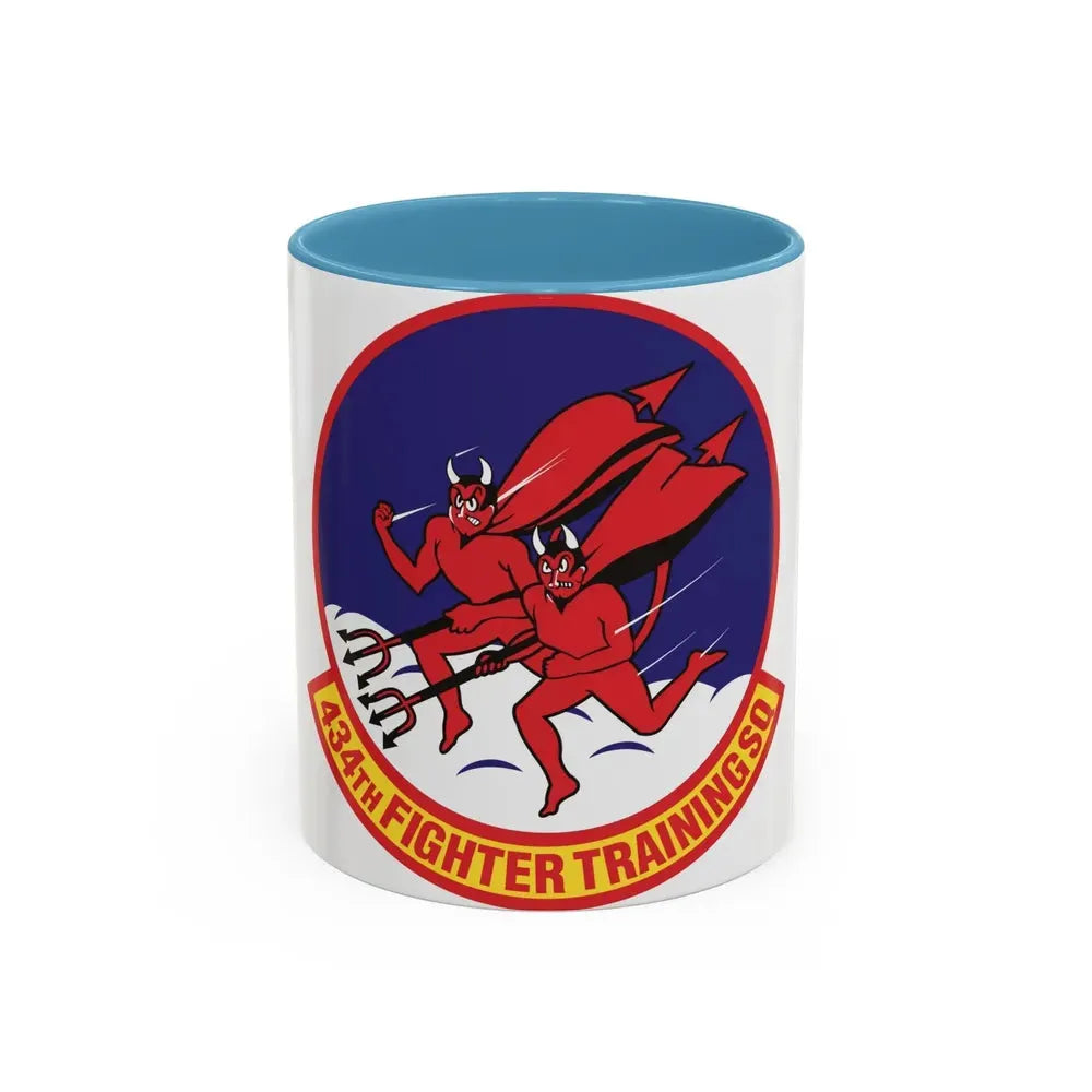 434th Fighter Training Squadron (U.S. Air Force) Accent Coffee Mug 11oz Light Blue - Go Mug Yourself