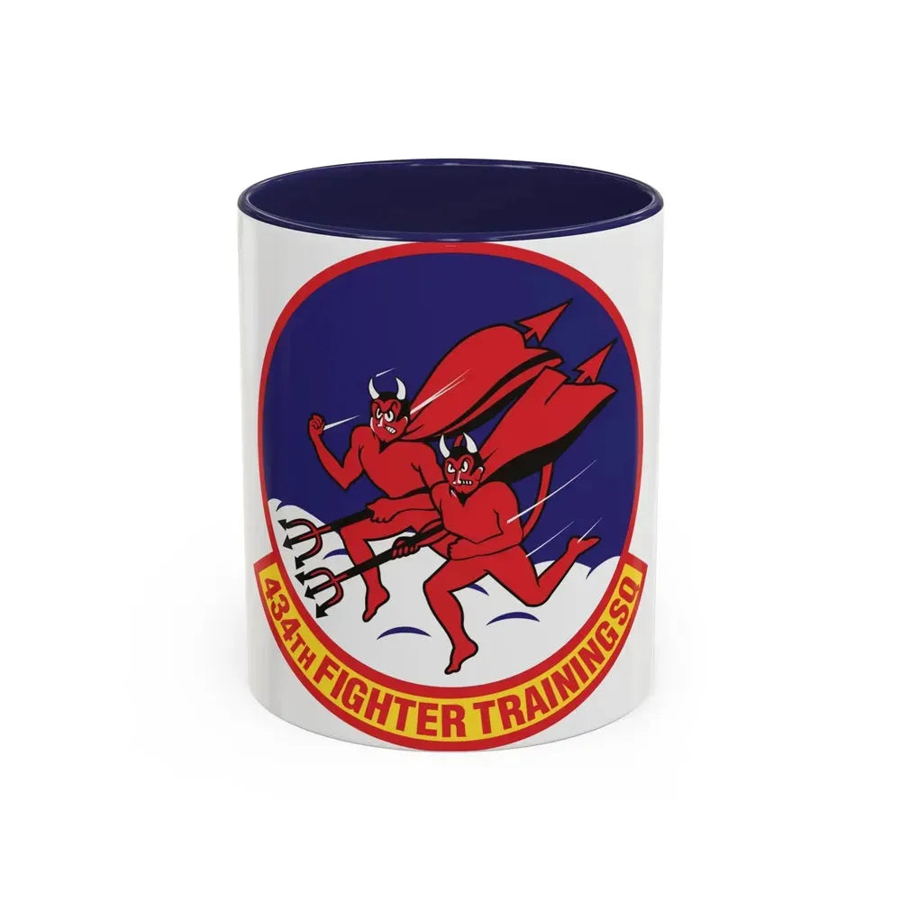 434th Fighter Training Squadron (U.S. Air Force) Accent Coffee Mug 11oz Navy - Go Mug Yourself