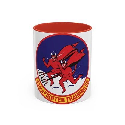 434th Fighter Training Squadron (U.S. Air Force) Accent Coffee Mug 11oz Red - Go Mug Yourself
