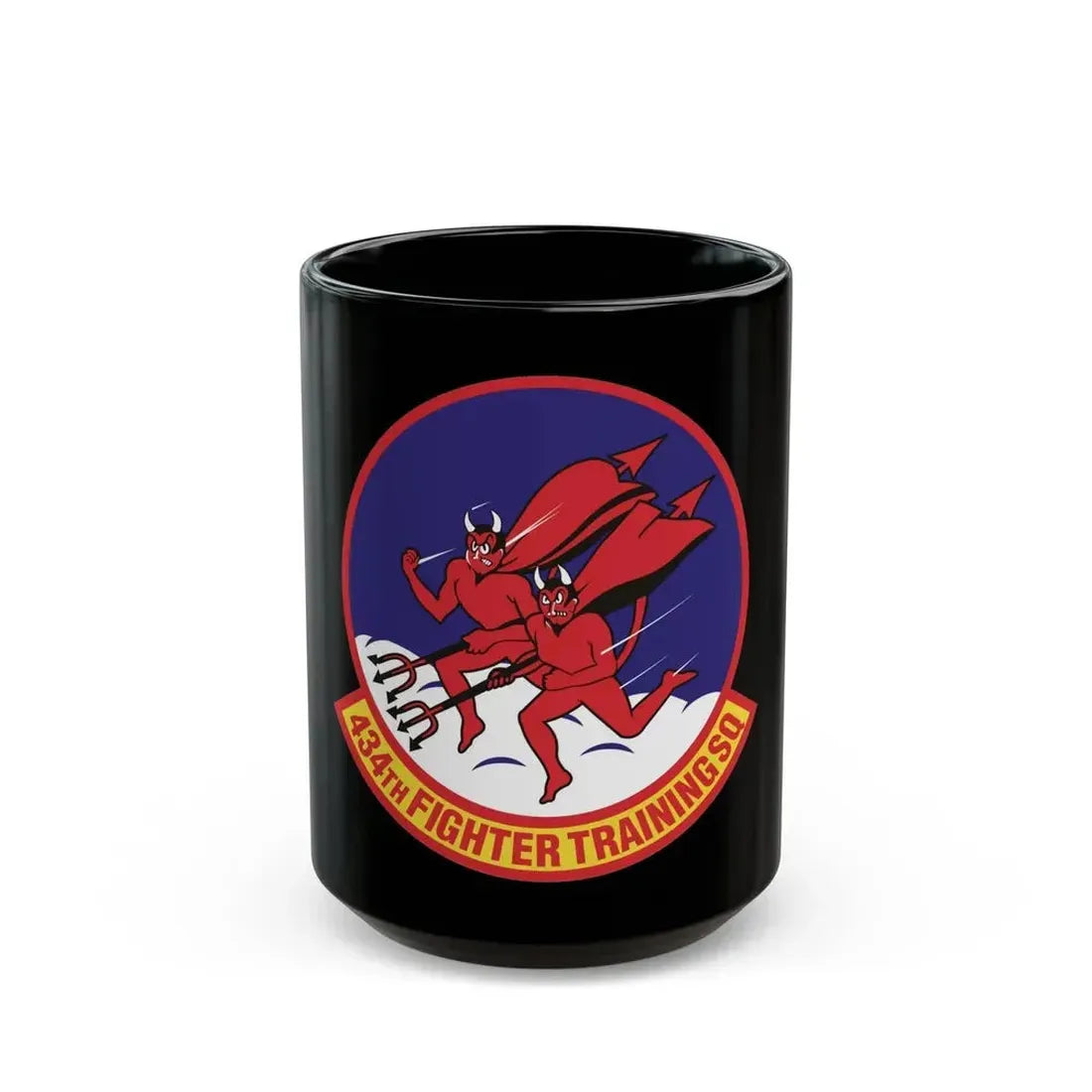 434th Fighter Training Squadron (U.S. Air Force) Black Coffee Mug 15oz - Go Mug Yourself