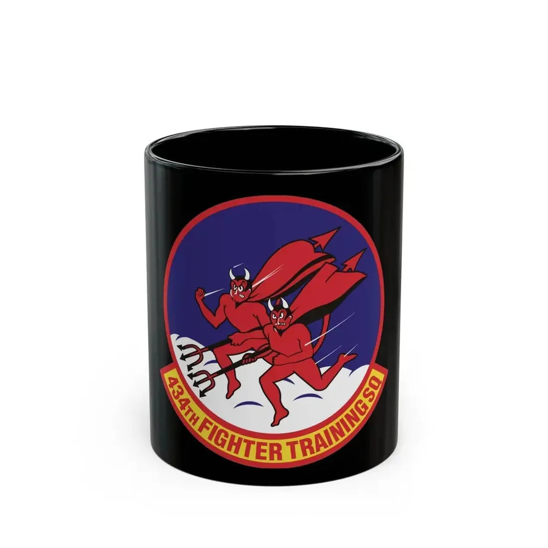434th Fighter Training Squadron (U.S. Air Force) Black Coffee Mug - Go Mug Yourself