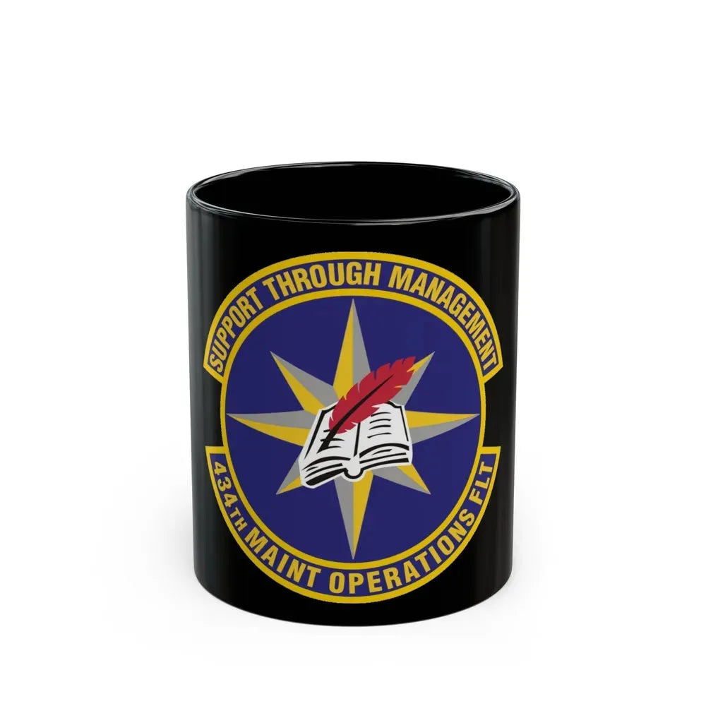 434th Maintenance Operations Flight (U.S. Air Force) Black Coffee Mug 11oz - Go Mug Yourself