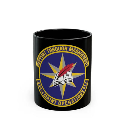 434th Maintenance Operations Flight (U.S. Air Force) Black Coffee Mug 11oz - Go Mug Yourself