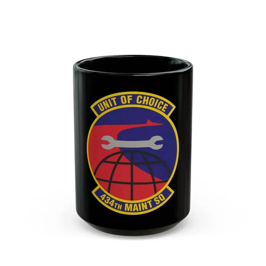 434th Maintenance Squadron (U.S. Air Force) Black Coffee Mug 15oz - Go Mug Yourself