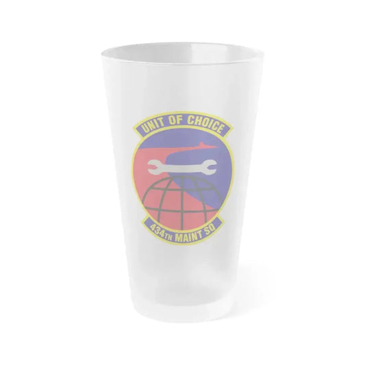 434th Maintenance Squadron (U.S. Air Force) Frosted Pint Glass 16oz 16oz Frosted - Go Mug Yourself