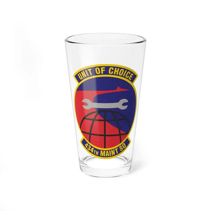 434th Maintenance Squadron (U.S. Air Force) Pint Glass 16oz 16oz - Go Mug Yourself