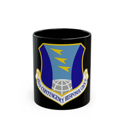 435 Contingency Response Group USAFE (U.S. Air Force) Black Coffee Mug-11oz-Go Mug Yourself