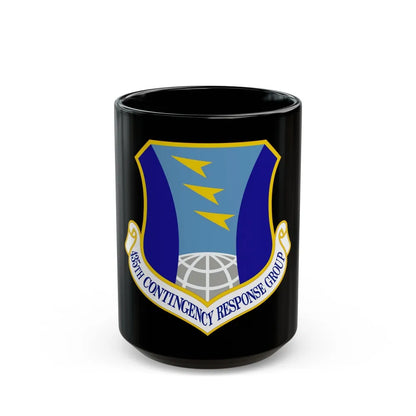 435 Contingency Response Group USAFE (U.S. Air Force) Black Coffee Mug-15oz-Go Mug Yourself