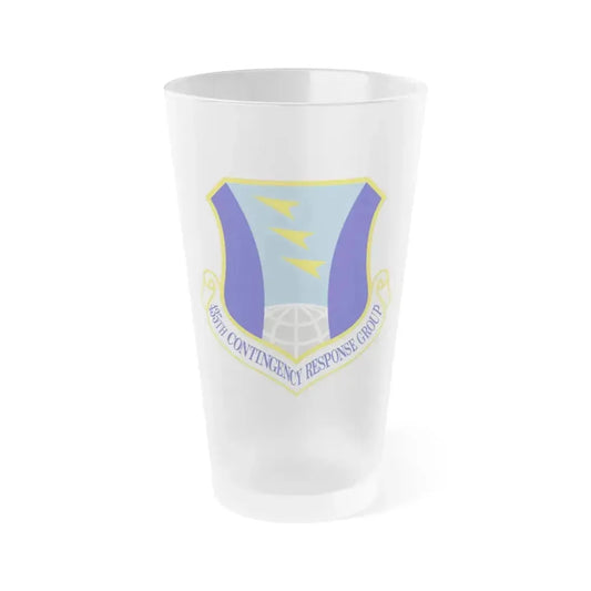435 Contingency Response Group USAFE (U.S. Air Force) Frosted Pint Glass 16oz 16oz Frosted - Go Mug Yourself