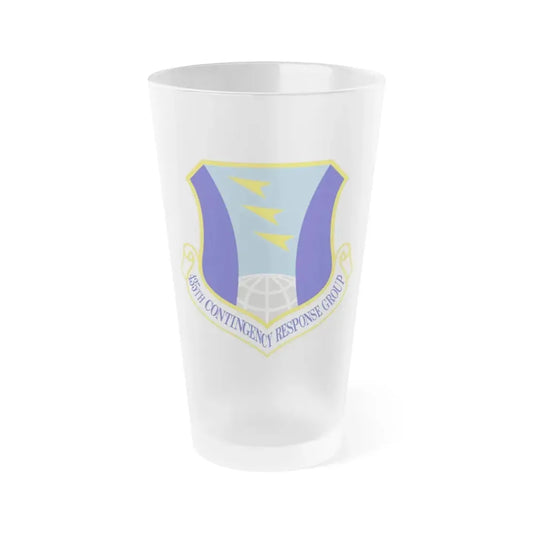 435 Contingency Response Group USAFE (U.S. Air Force) Frosted Pint Glass 16oz 16oz Frosted - Go Mug Yourself