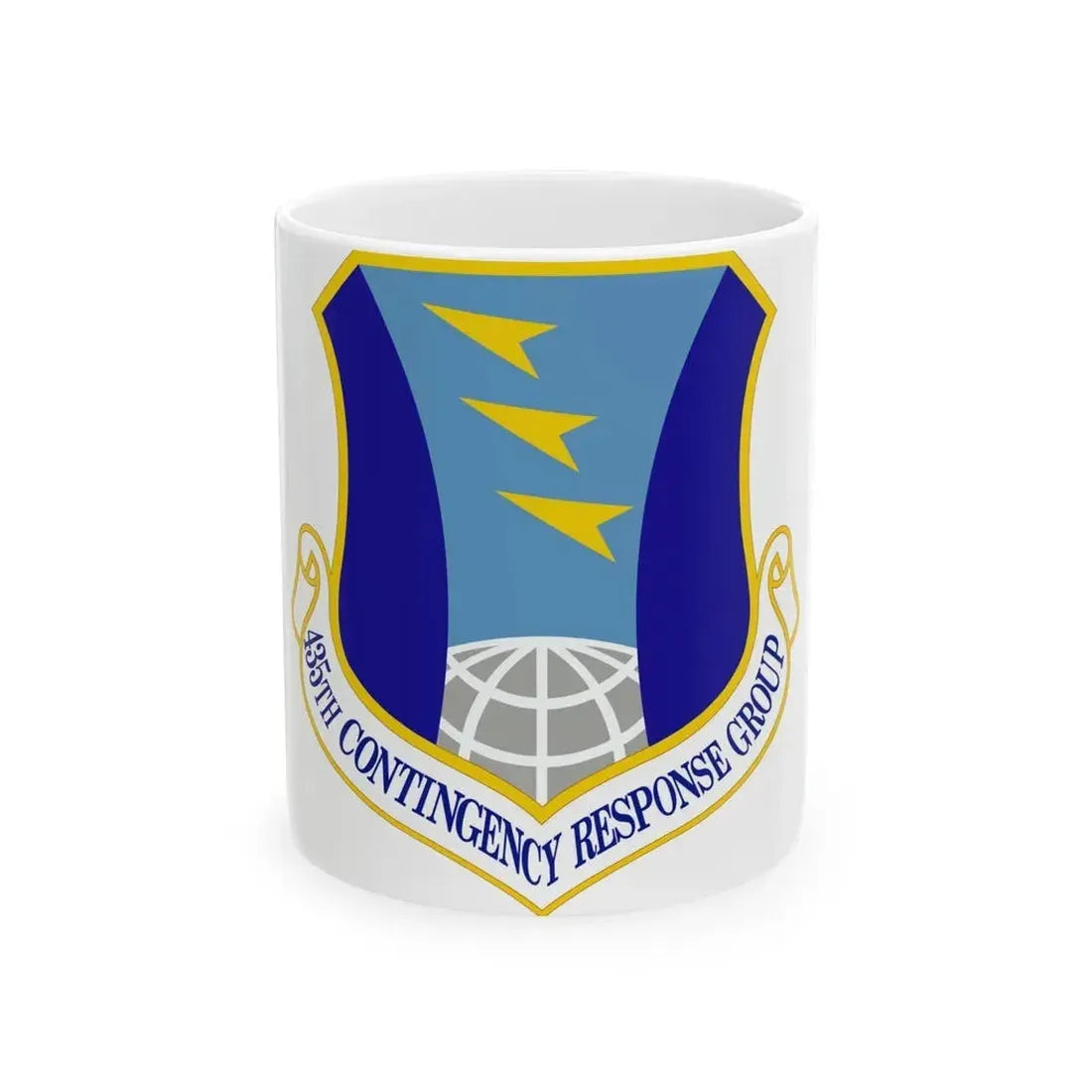 435 Contingency Response Group USAFE (U.S. Air Force) White Coffee Mug 11oz - Go Mug Yourself