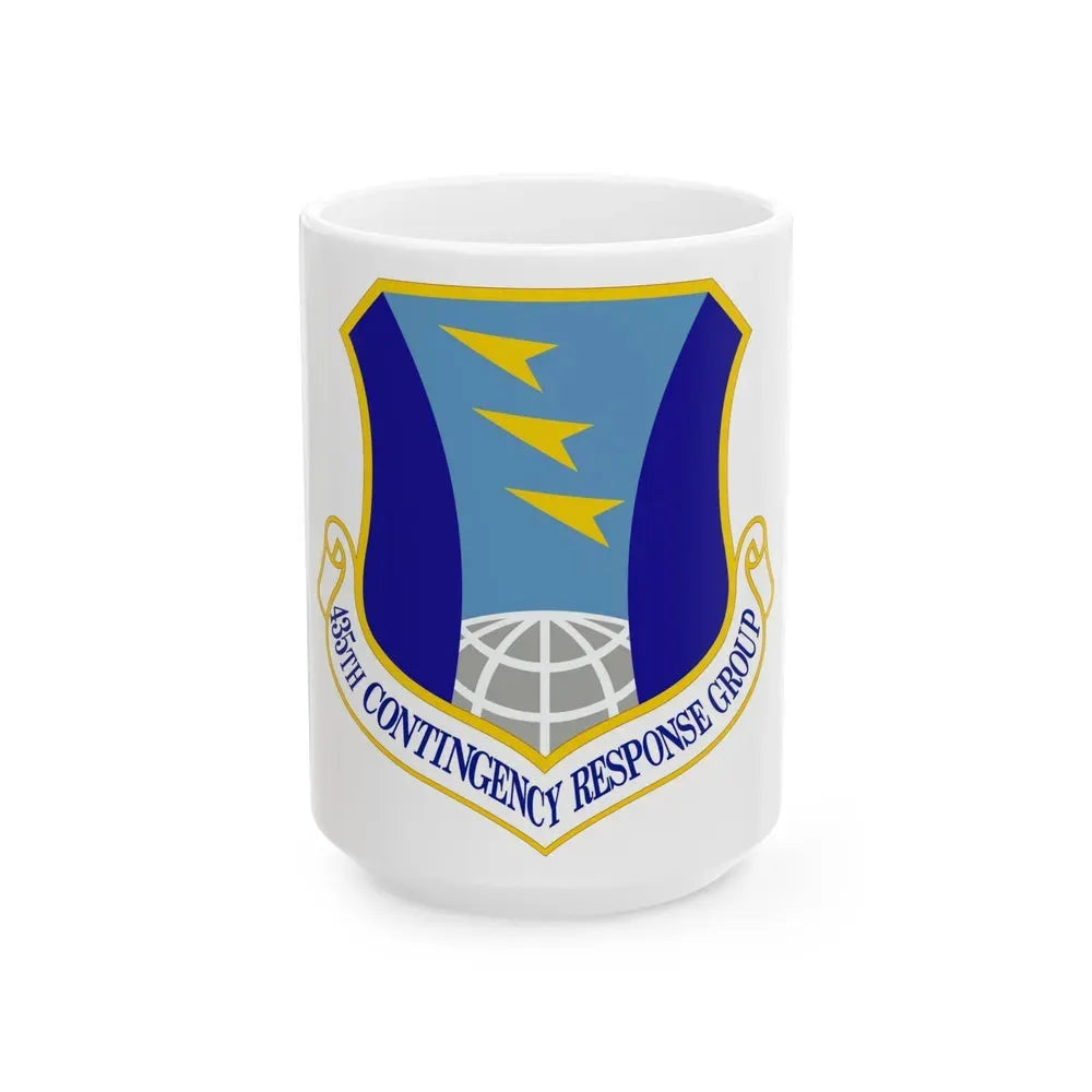 435 Contingency Response Group USAFE (U.S. Air Force) White Coffee Mug 15oz - Go Mug Yourself
