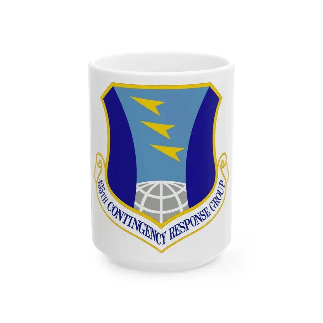 435 Contingency Response Group USAFE (U.S. Air Force) White Coffee Mug 15oz - Go Mug Yourself