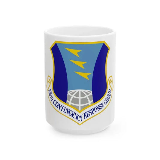 435 Contingency Response Group USAFE (U.S. Air Force) White Coffee Mug 15oz - Go Mug Yourself