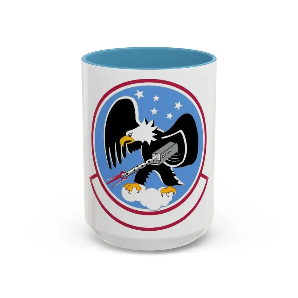 435 Fighter Training Squadron AETC (U.S. Air Force) Accent Coffee Mug 15oz Light Blue - Go Mug Yourself