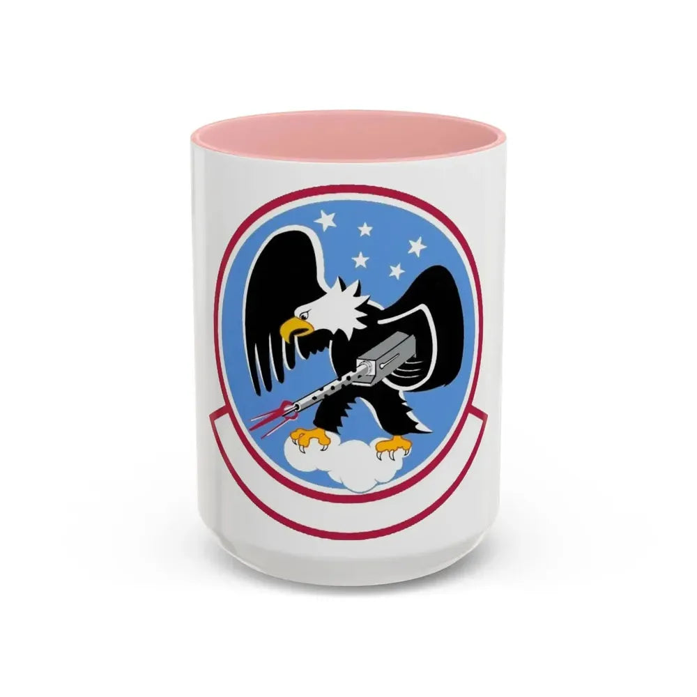 435 Fighter Training Squadron AETC (U.S. Air Force) Accent Coffee Mug 15oz Pink - Go Mug Yourself
