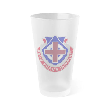 435 Medical Battalion (U.S. Army) Frosted Pint Glass 16oz-Go Mug Yourself