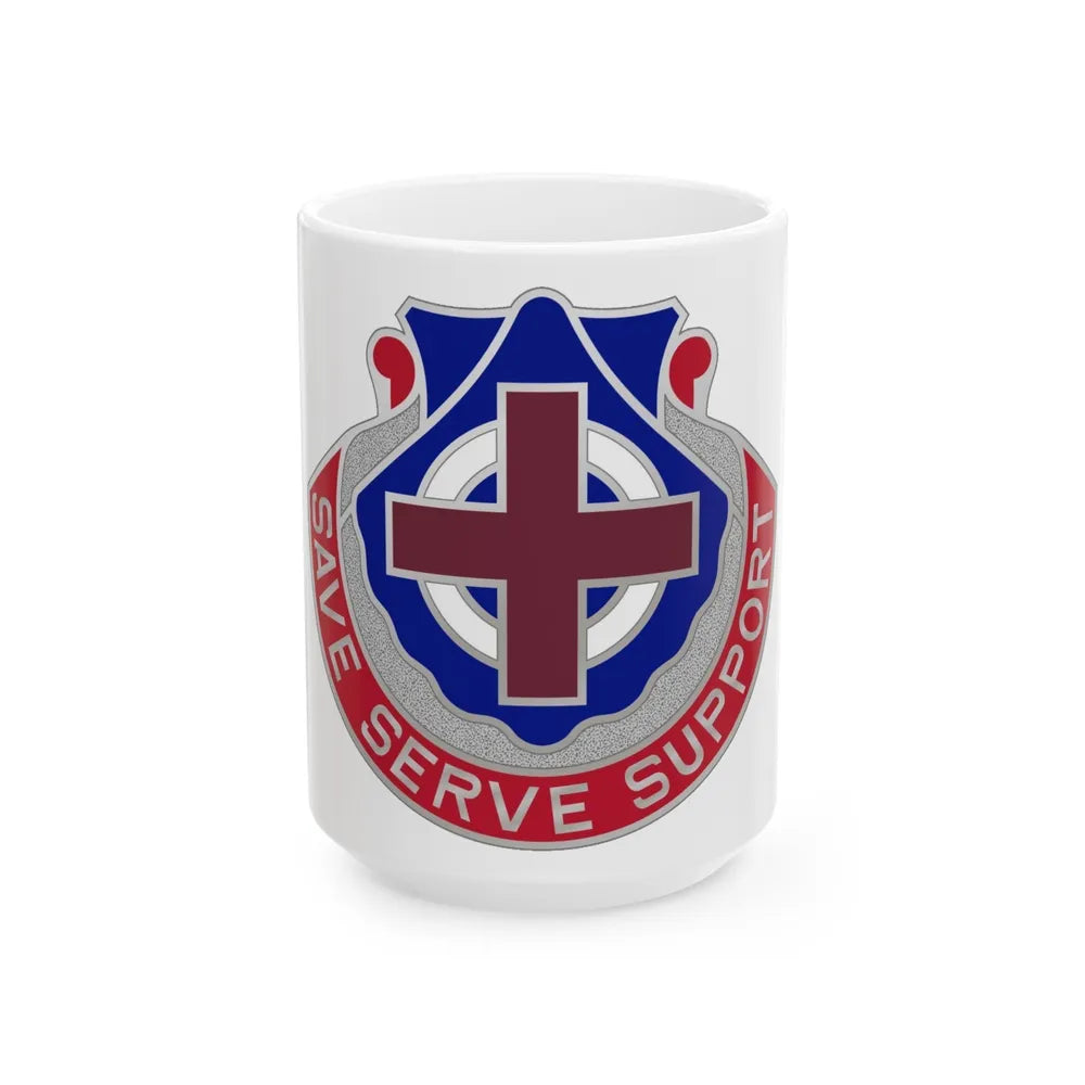 435 Medical Battalion (U.S. Army) White Coffee Mug-15oz-Go Mug Yourself