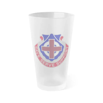 435 Medical Battalion (U.S. Army) Frosted Pint Glass 16oz Default Title - Go Mug Yourself