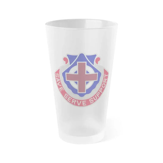 435 Medical Battalion (U.S. Army) Frosted Pint Glass 16oz Default Title - Go Mug Yourself