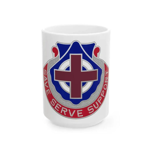 435 Medical Battalion (U.S. Army) White Coffee Mug 15oz - Go Mug Yourself