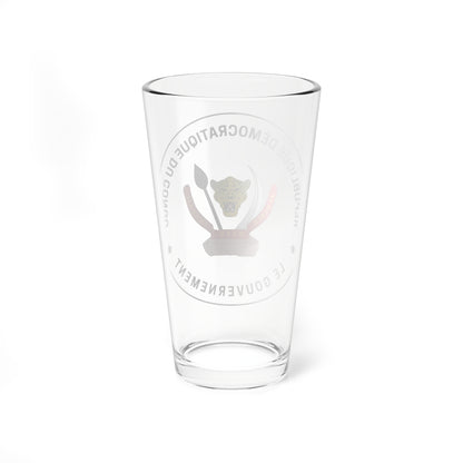 Seal of the DR Congo Government (Congo) (Coat of Arms) Pint Glass 16oz