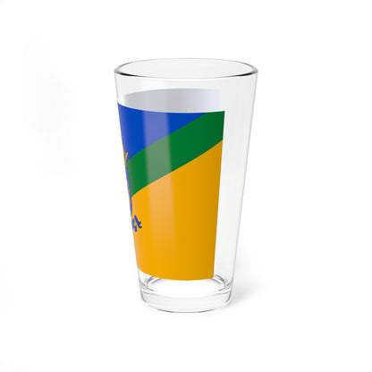 Flag of Kecel (Hungary) Pint Glass 16oz