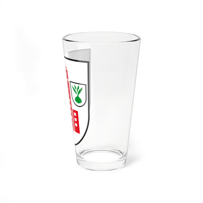 DE-BB 12-0-64-336 Neuenhagen bei Berlin COA (Germany) (Coat of Arms) Pint Glass 16oz