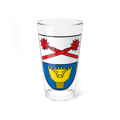 DEU Ampfing COA (Germany) (Coat of Arms) Pint Glass 16oz