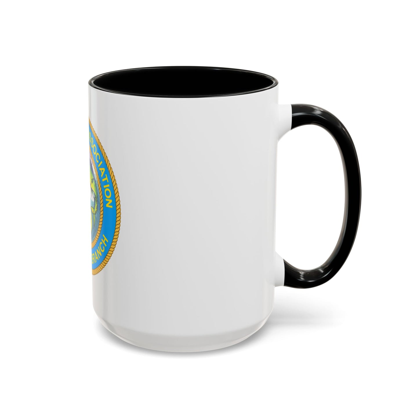 USCG EnlAssocCaribbean Branch (U.S. Coast Guard) Accent Coffee Mug
