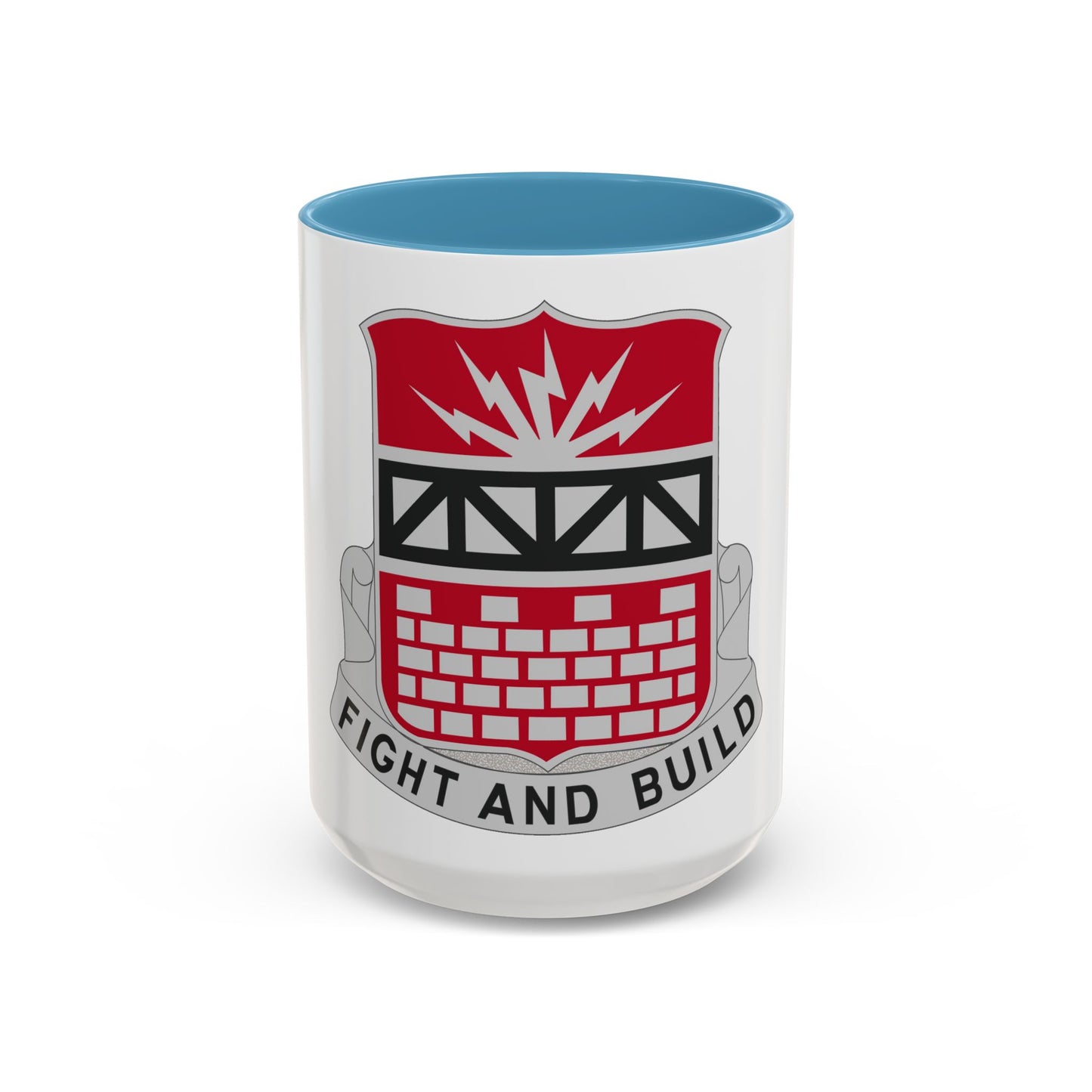 216 Engineer Battalion (U.S. Army) Accent Coffee Mug