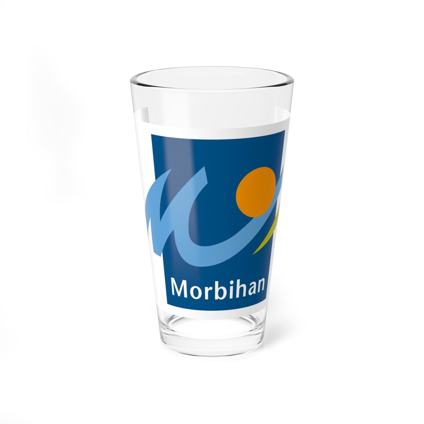 Flag of the Department of Morbihan (France) Pint Glass 16oz
