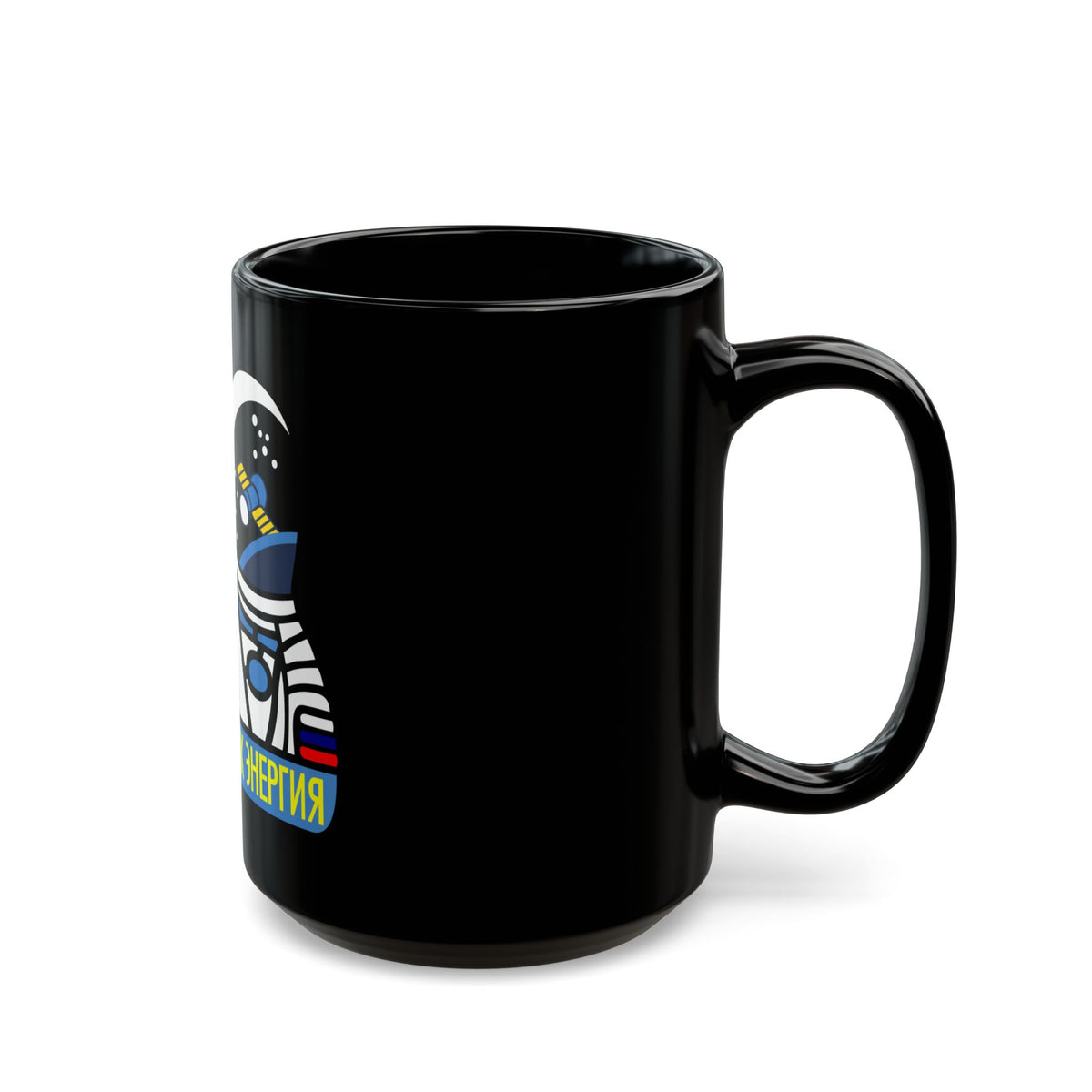 Soyuz TM-27 (Soyuz Programme) Black Coffee Mug