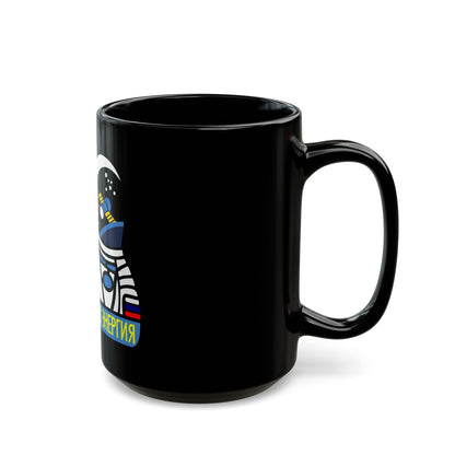 Soyuz TM-27 (Soyuz Programme) Black Coffee Mug