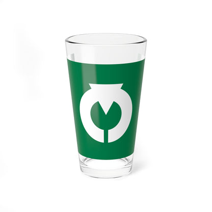 Flag of Kanegasaki Iwate (Japan) Pint Glass 16oz