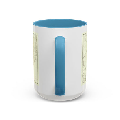Asia - Kirin, Harbin, Vladivostok (1905) (Map) Accent Coffee Mug
