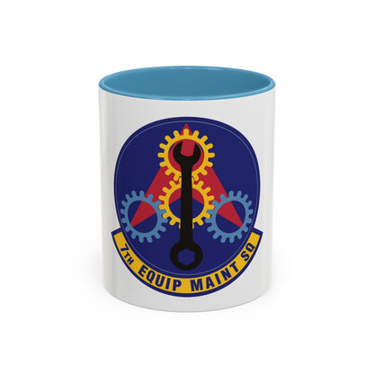 7th Equipment Maintenance Squadron (U.S. Air Force) Accent Coffee Mug