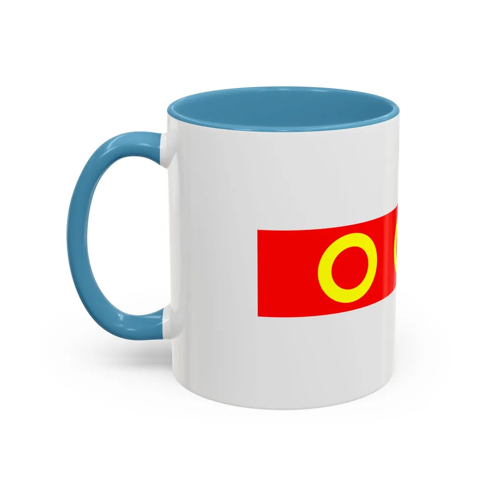 Flag of Kercem Malta - Accent Coffee Mug-Go Mug Yourself