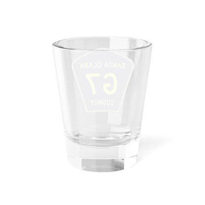 Santa Clara County G7 (California) (Road Sign) Shot Glass 1.5oz