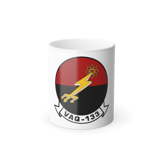 VAQ 133 Electronic Attack Squadron 133 (U.S. Navy) Color Changing Mug 11oz