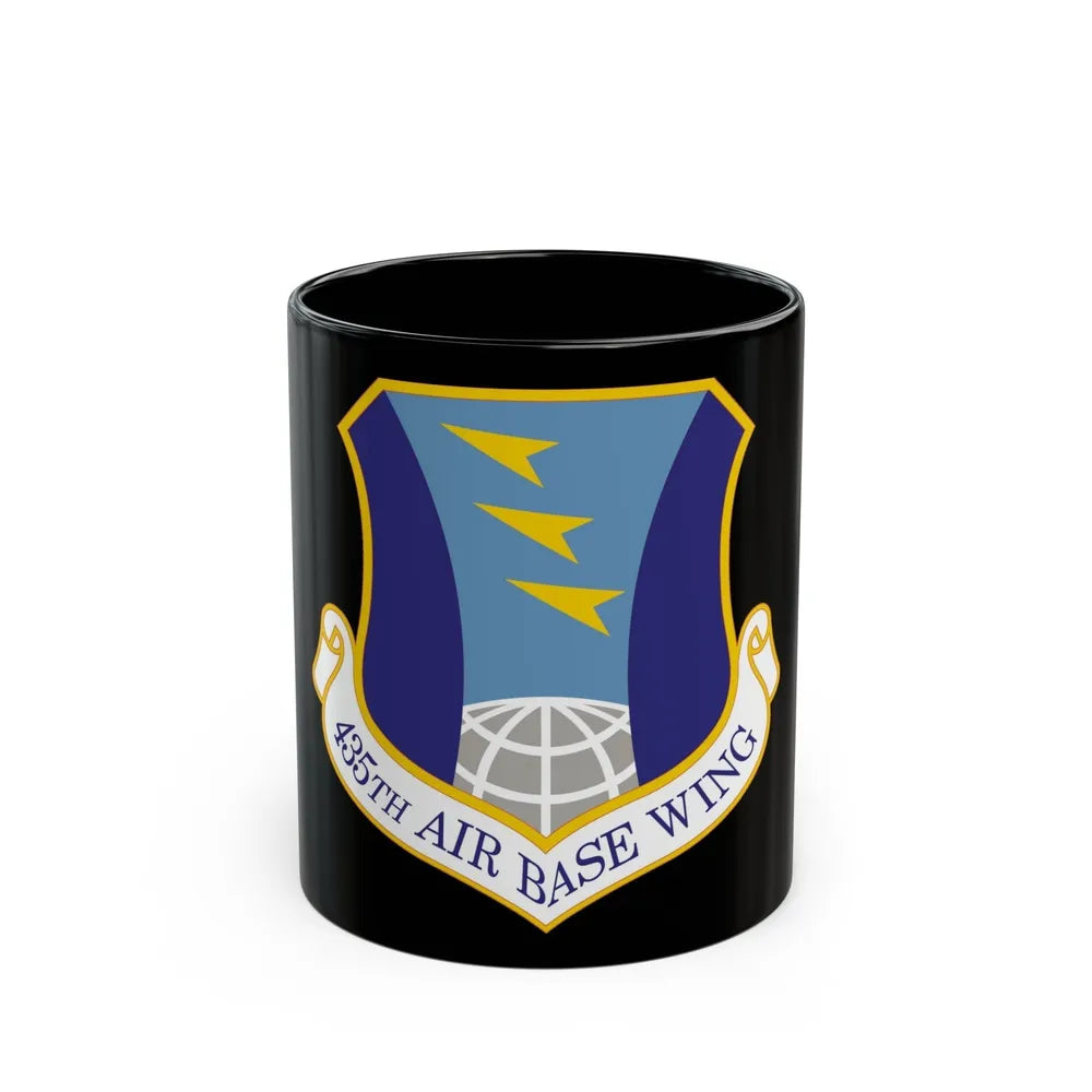 435th Air Base Wing (U.S. Air Force) Black Coffee Mug-11oz-Go Mug Yourself