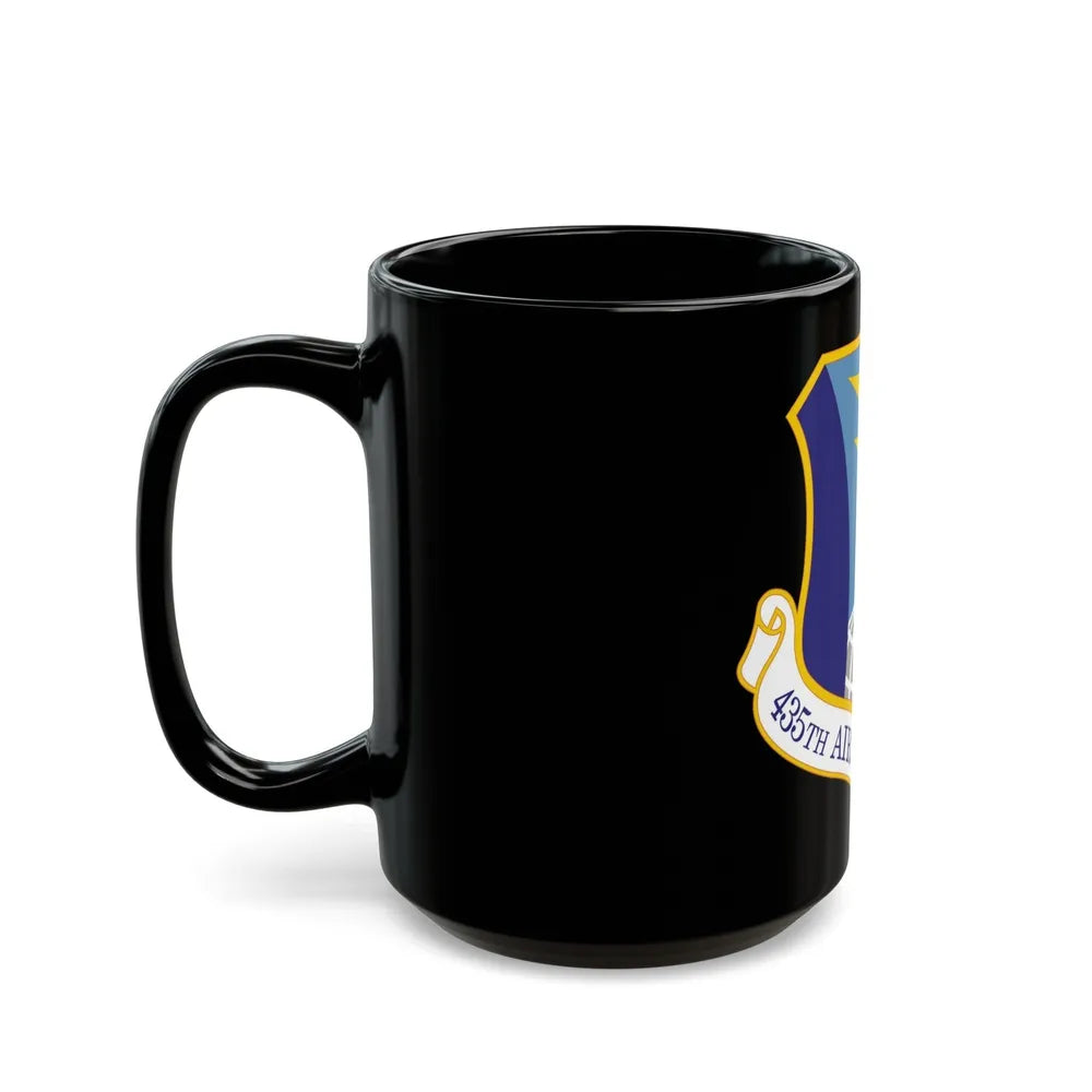 435th Air Base Wing (U.S. Air Force) Black Coffee Mug-Go Mug Yourself