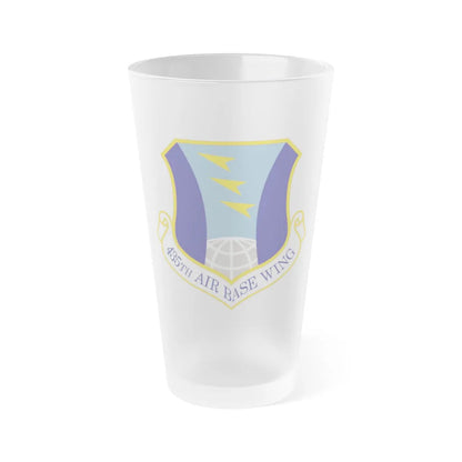 435th Air Base Wing (U.S. Air Force) Frosted Pint Glass 16oz-Go Mug Yourself