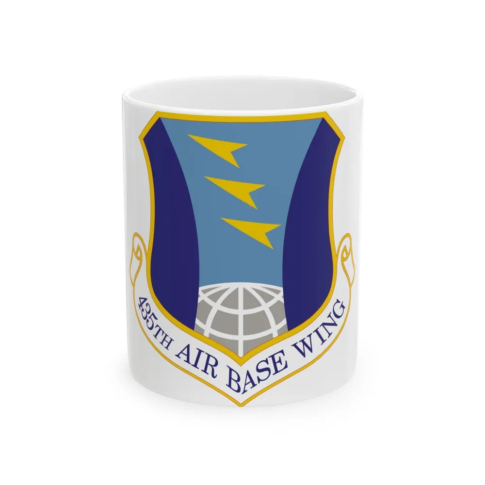 435th Air Base Wing (U.S. Air Force) White Coffee Mug-11oz-Go Mug Yourself