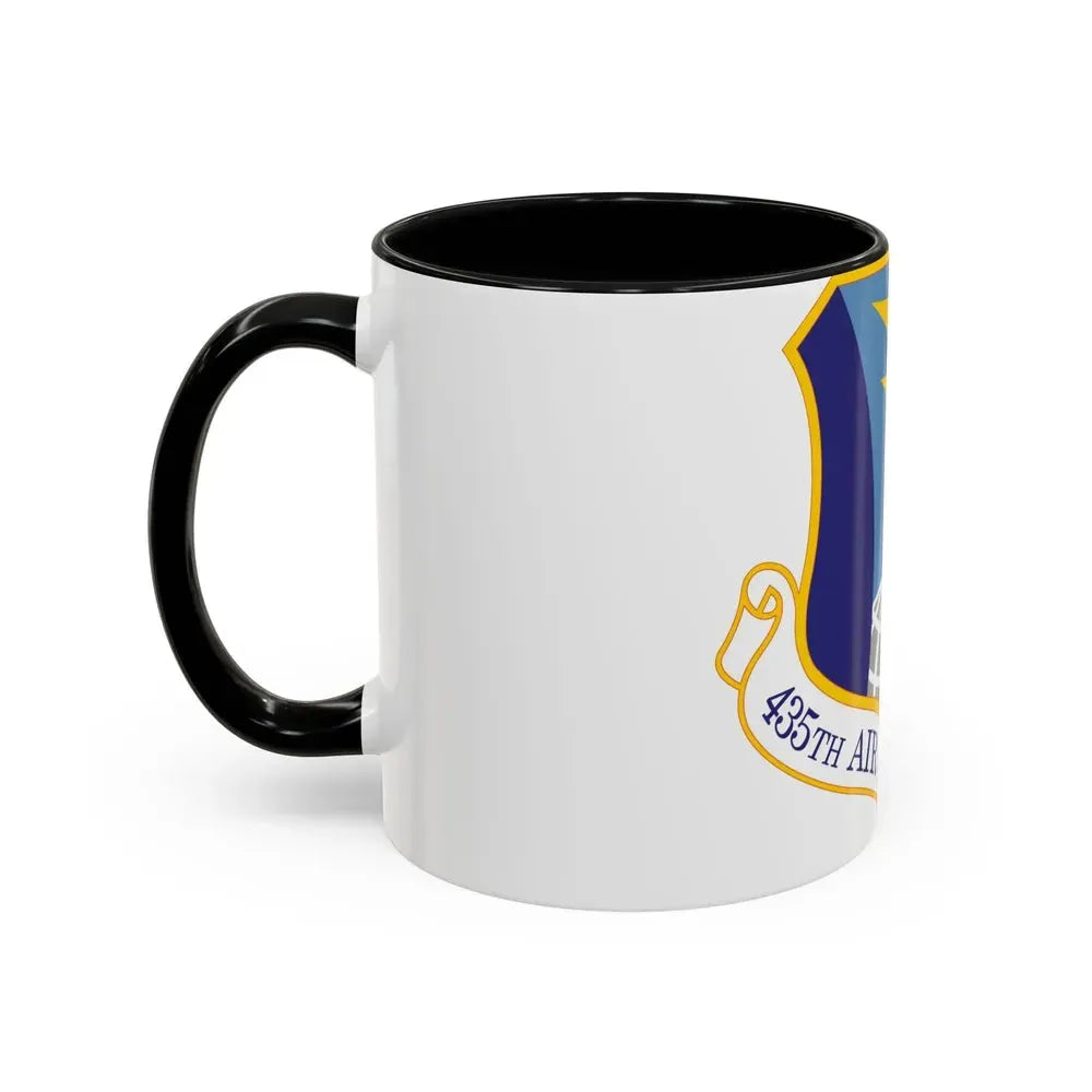 435th Air Base Wing (U.S. Air Force) Accent Coffee Mug - Go Mug Yourself
