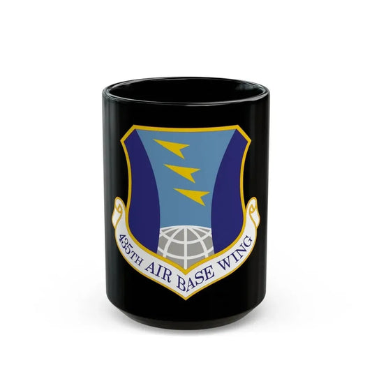 435th Air Base Wing (U.S. Air Force) Black Coffee Mug 15oz - Go Mug Yourself